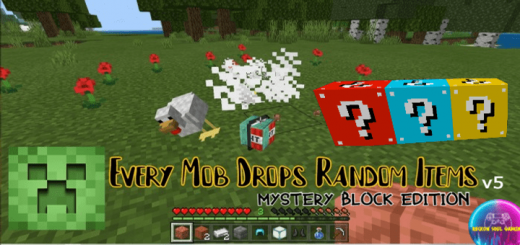 Addon: Minecraft But Every Mob Drop Random Item
