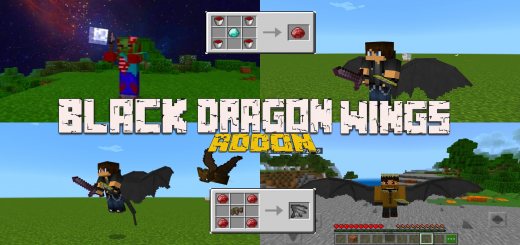 Addon: Black Dragon Wings