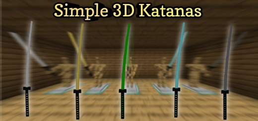 Addon: Simple 3D Katanas