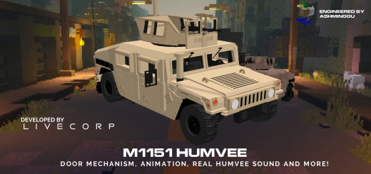 Мод: M1151 Humvee (Анимации, механизм дверей и многое другое!)