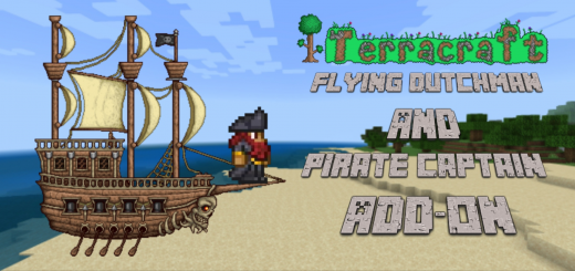Addon: Terracraft: Flying Dutchman and Pirate Captain