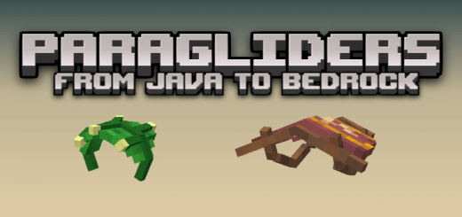 Addon: Paragliders [From Java to Bedrock]