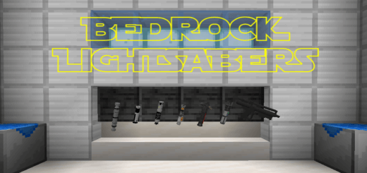 Addon: Bedrock Lightsabers 3D