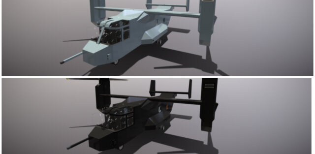 Addon: Survival Helicopter V-22 Osprey