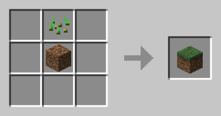 Download Addon: Vanilla Recipes for Minecraft. Mod: New Crafting Table