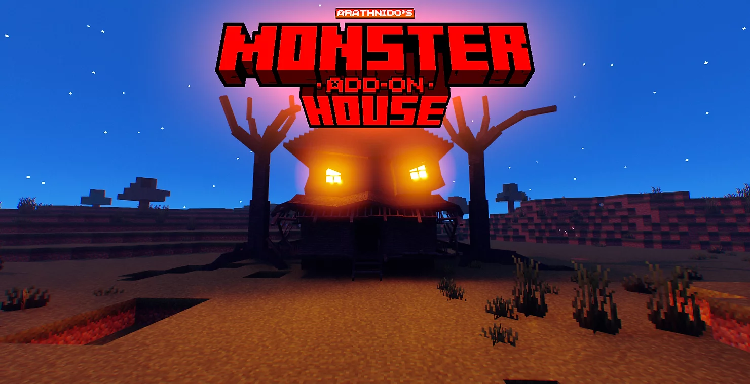 Скачать Мод Monster House Майнкрафт | Дом-Монстр Minecraft