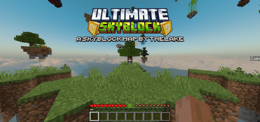 Карта: Ultimate SkyBlock V4.1 (Рынок, пещера, приключения и многое другое!)