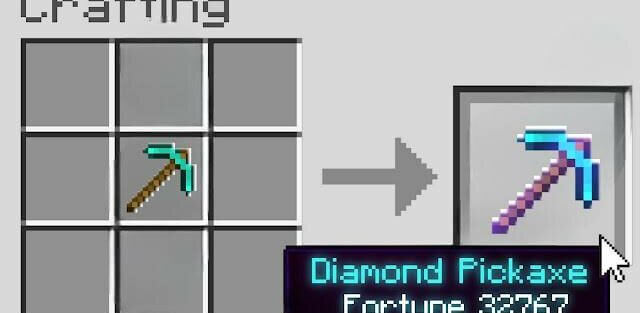 Addon: Crafting Gives 32767 Enchantments