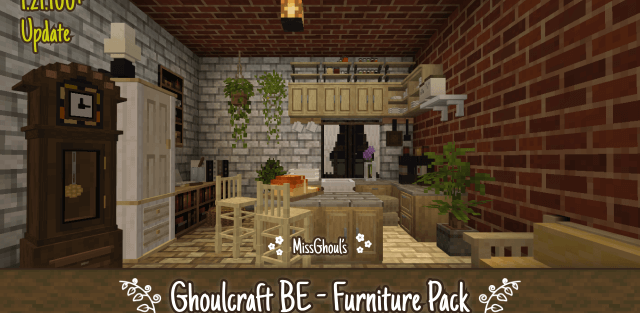 Мод: Ghoulcraft BE - Набор Мебели