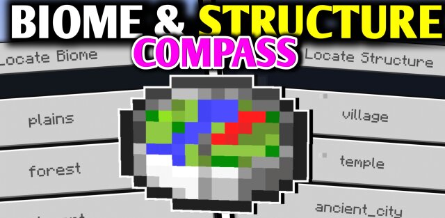 Addon: Biome and Structure Compass