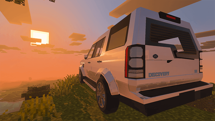 Download Land Rover Discovery 4 2016 Addon for Minecraft. Cars Mod
