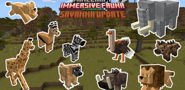 Addon: Immersive Fauna Savanna