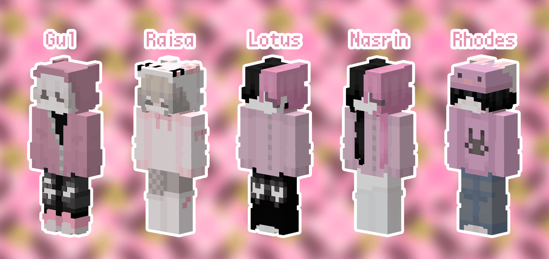 Skin Ripper Pink Download Pink Style Skin Pack for Minecraft