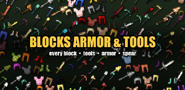 Addon: Blocks, Armor & Tools