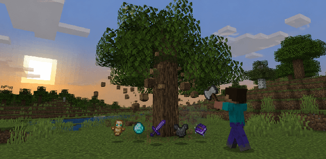 Addon: Tree Drops OP Items