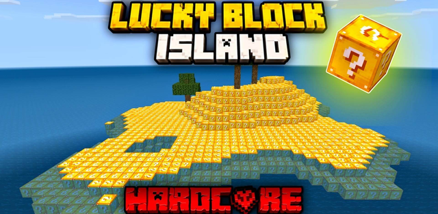 Map: Hardcore Lucky Block Island