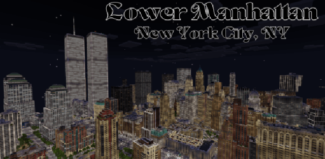 Карта: Нижний Манхэттен NYC