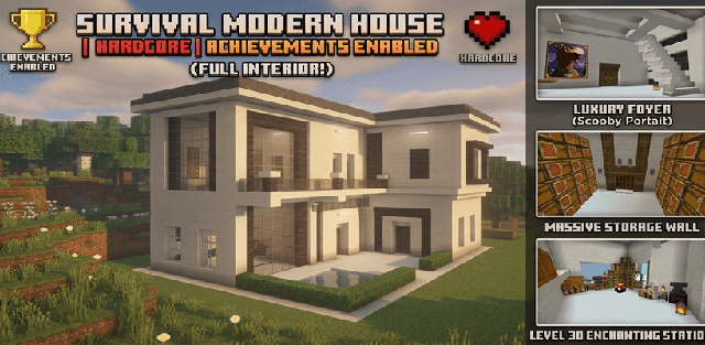 Map: Survival Modern House 4