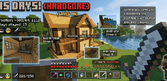 Map: True Hardcore Survival: 15 Days