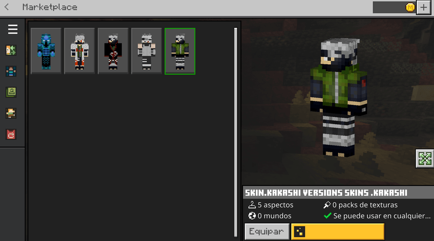 Kakashi Skins 1