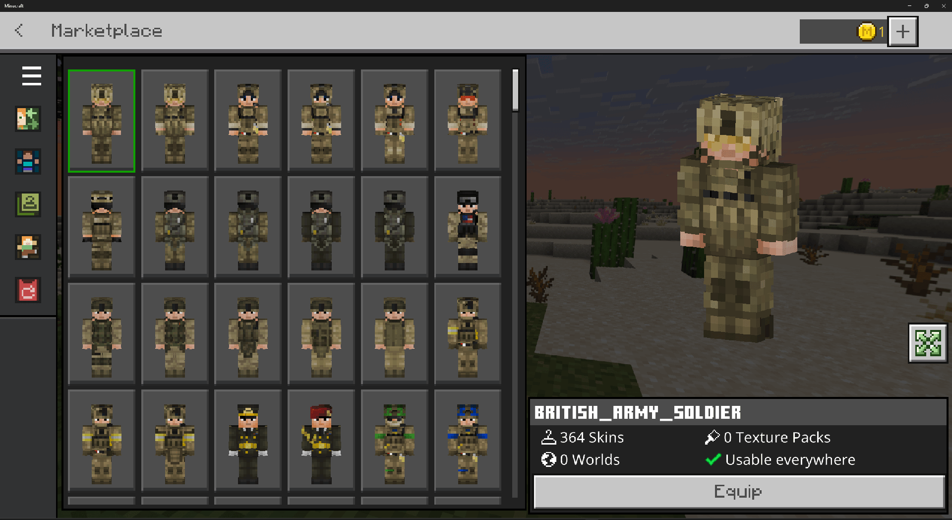 Default642172's Military Skins 1