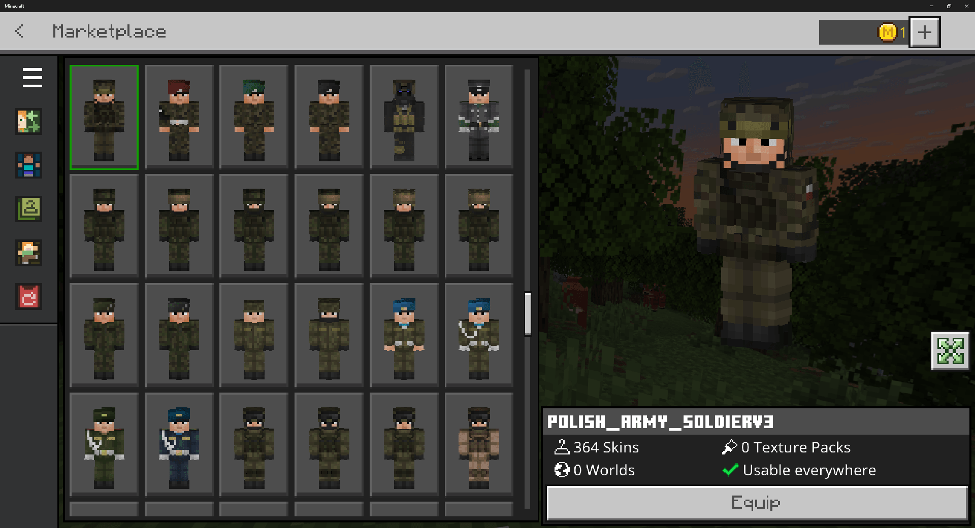 Default642172's Military Skins 1