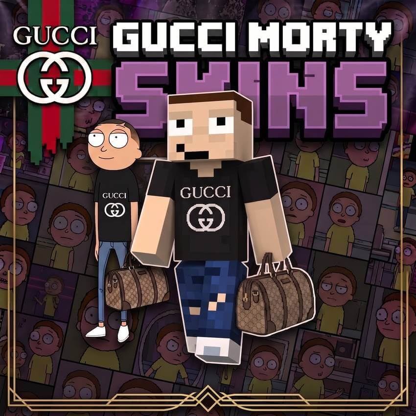 Gucci Morty Meme Skin 2