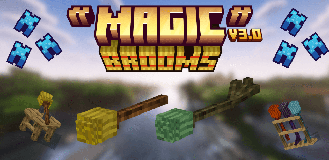 Addon: Magic Brooms - 14 Broomsticks