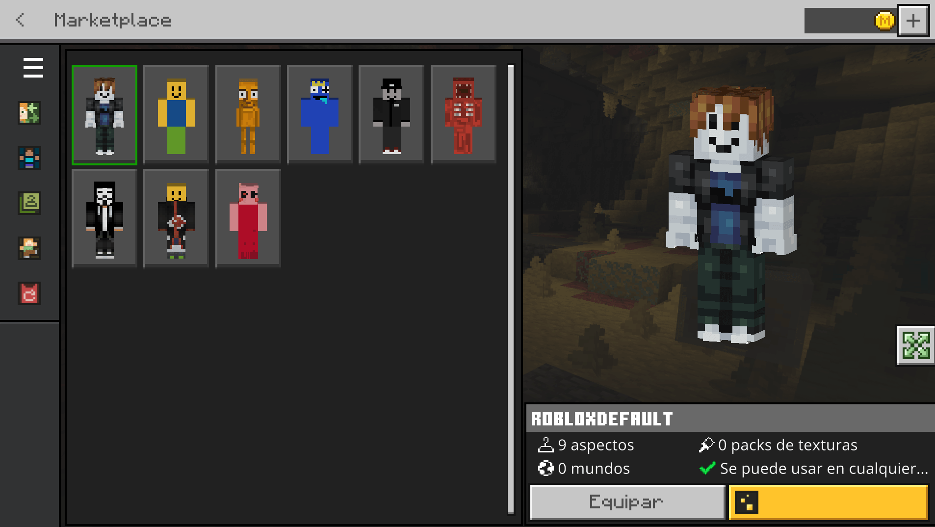Скины персонажей Roblox 1