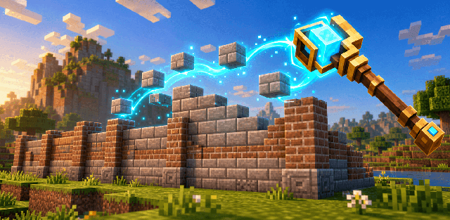 Addon: Builder's Wand for Fast Construction