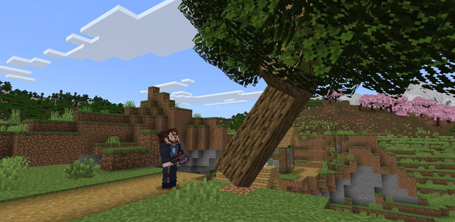 Addon: Realistic Physics for Falling Trees