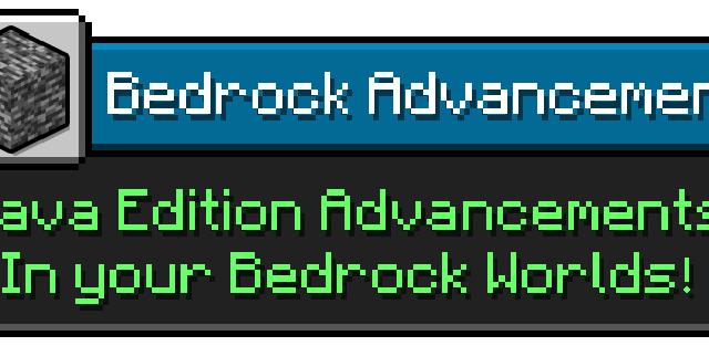 Мод: Bedrock Advancements - система достижений