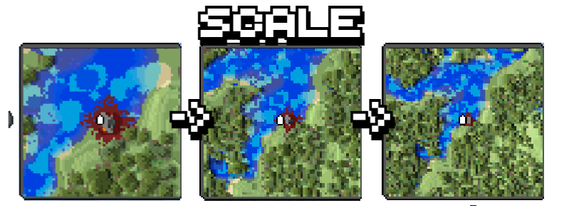 Map scale settings