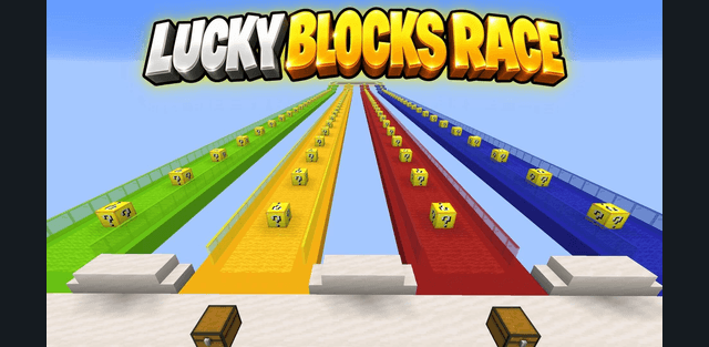 Map: Lucky Blocks Race Challenge