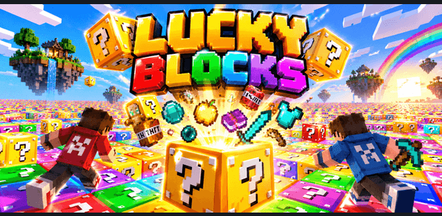 Map: Lucky Blocks World by Hyubi