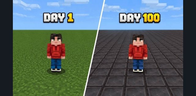 Map: Minecraft But Blocks Change Every Day