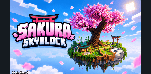 Map: Sakura Skyblock