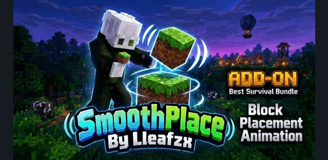 Мод: SmoothPlace: плавная установка блоков